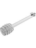 Meleira com colher vidro transparente 170 ml