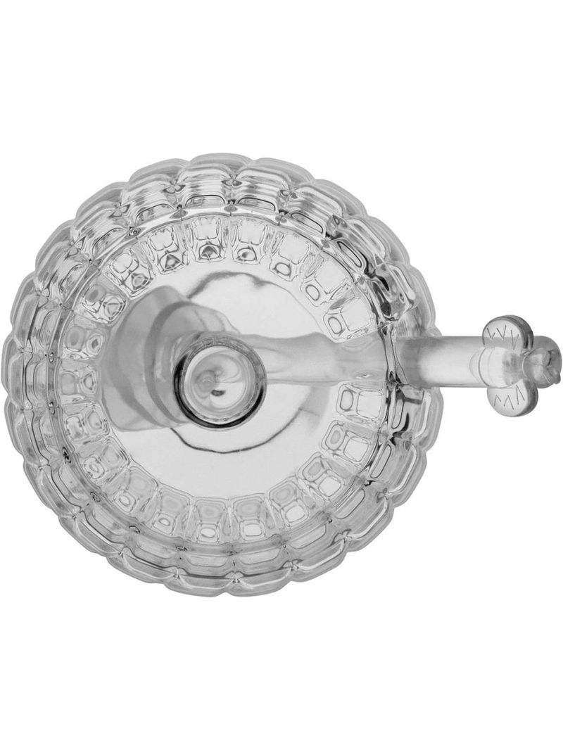 Meleira com colher vidro transparente 170 ml