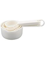 Jogo medidores copos plástico branco 5peças gs