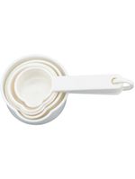 Jogo medidores copos plástico branco 5peças gs