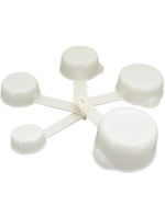 Jogo medidores copos plástico branco 5peças gs