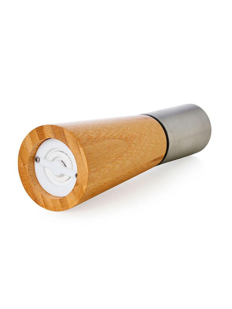 Moedor de sal grosso e pimenta em bambu/inox welf