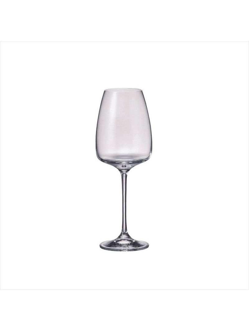 Jogo com 6 taças de cristal 440 ml anser - bohemia