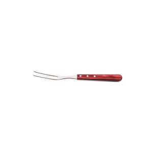 Garfo trinchante inox polywood vermelho brilho tramontina