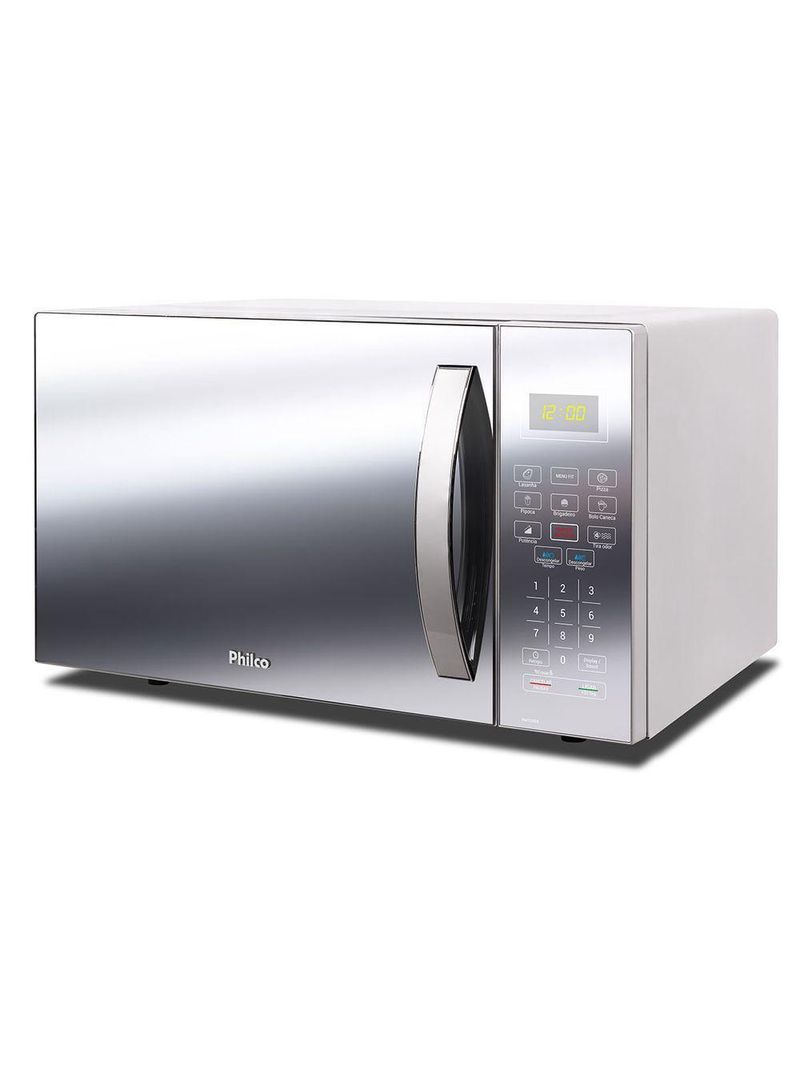 Micro-ondas Philco 26 Litros Espelhado Branco 110V