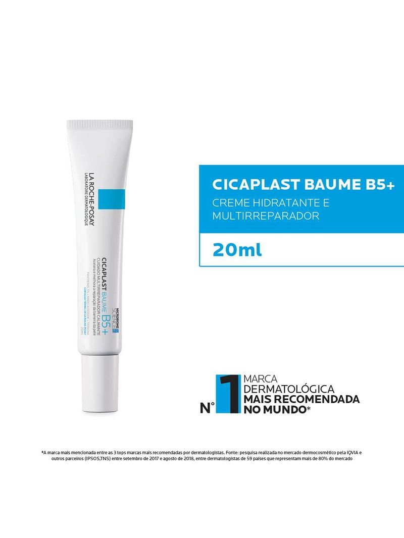 Bálsamo multirreparador pele sensível e irritada la roche-posay cicaplast baume b5+