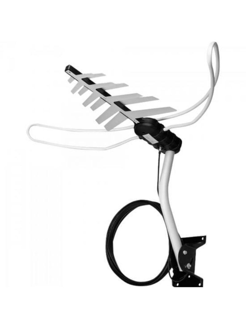 Antena externa tv 4 em 1 vhf/uhf/fm/hdtv dtv-3000 aquário