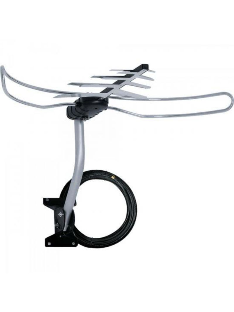 Antena externa tv 4 em 1 vhf/uhf/fm/hdtv dtv-3000 aquário