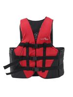 Colete coast 80kg vermelho e preto nautika