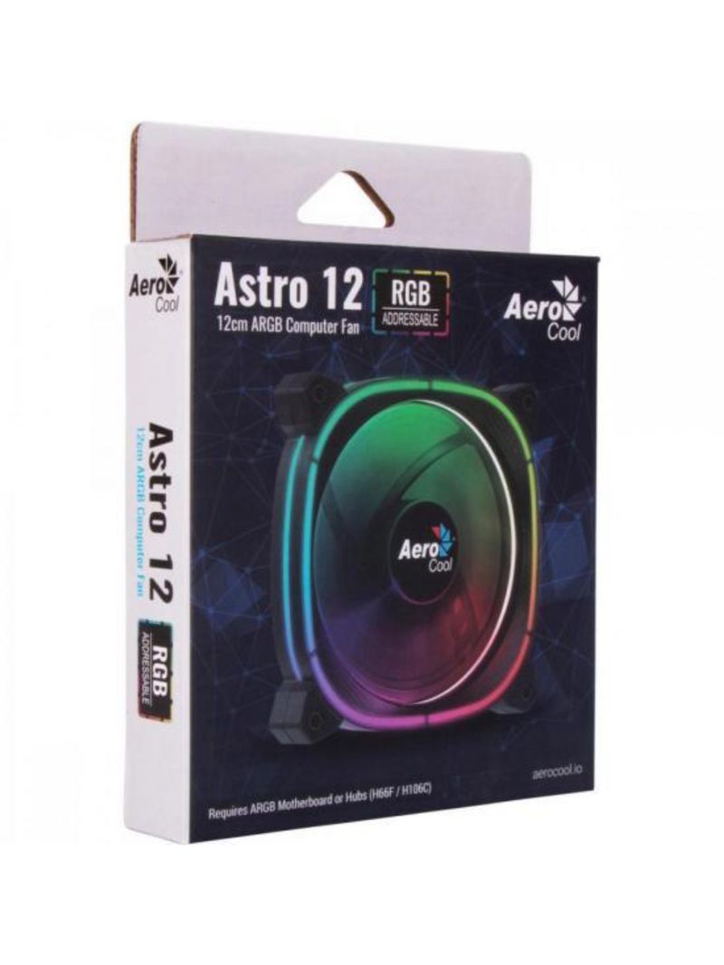 Cooler fan aerocool astro 12 argb