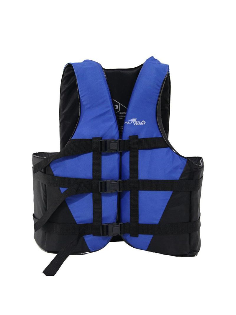 Colete coast 50kg azul e preto nautika