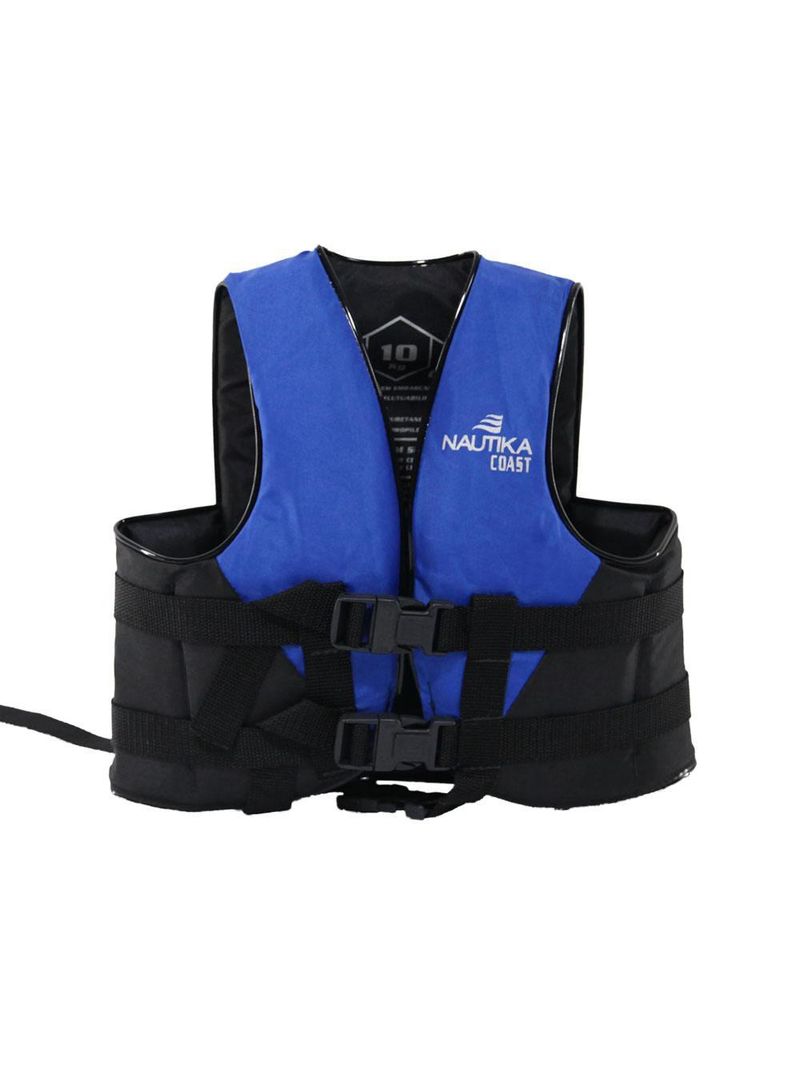 Colete coast 30kg azul e preto nautika