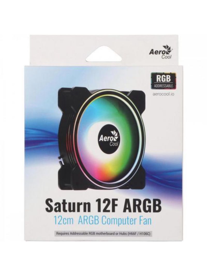 Cooler fan aerocool saturn 12f argb