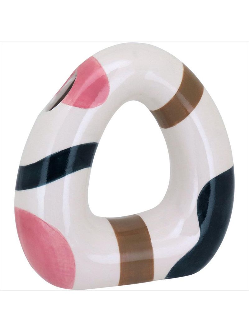 Vaso de cerâmica 19x18x18cm color