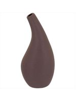 Vaso de cerâmica 18x9x9 cm marrom