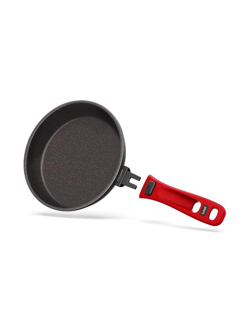Panela polishop ichef ultra sauté petit shark series vermelha 20cm