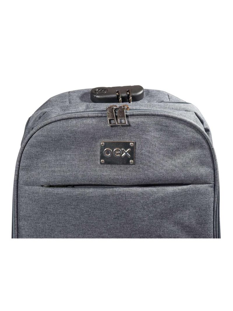 Mochila para notebook com cadeado 156 safety cinza oex