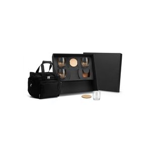 Kit whisky com bolsa térmica - 9 pçs welf
