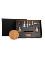Kit para queijo e vinho sem espaço para garrafa -  9 peças