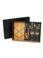 Kit queijo churrasco e vinho - 11 peças