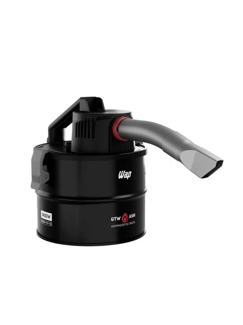 Aspirador de cinzas wap gtw ash para churrasqueira, filtro hepa e alça de transporte 127v