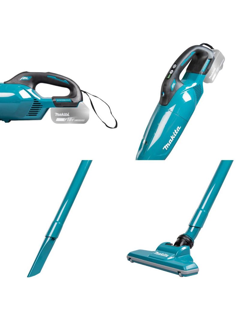 Aspirador de pó a bateria lxt 18v dcl284fz sem bateria e carregador makita