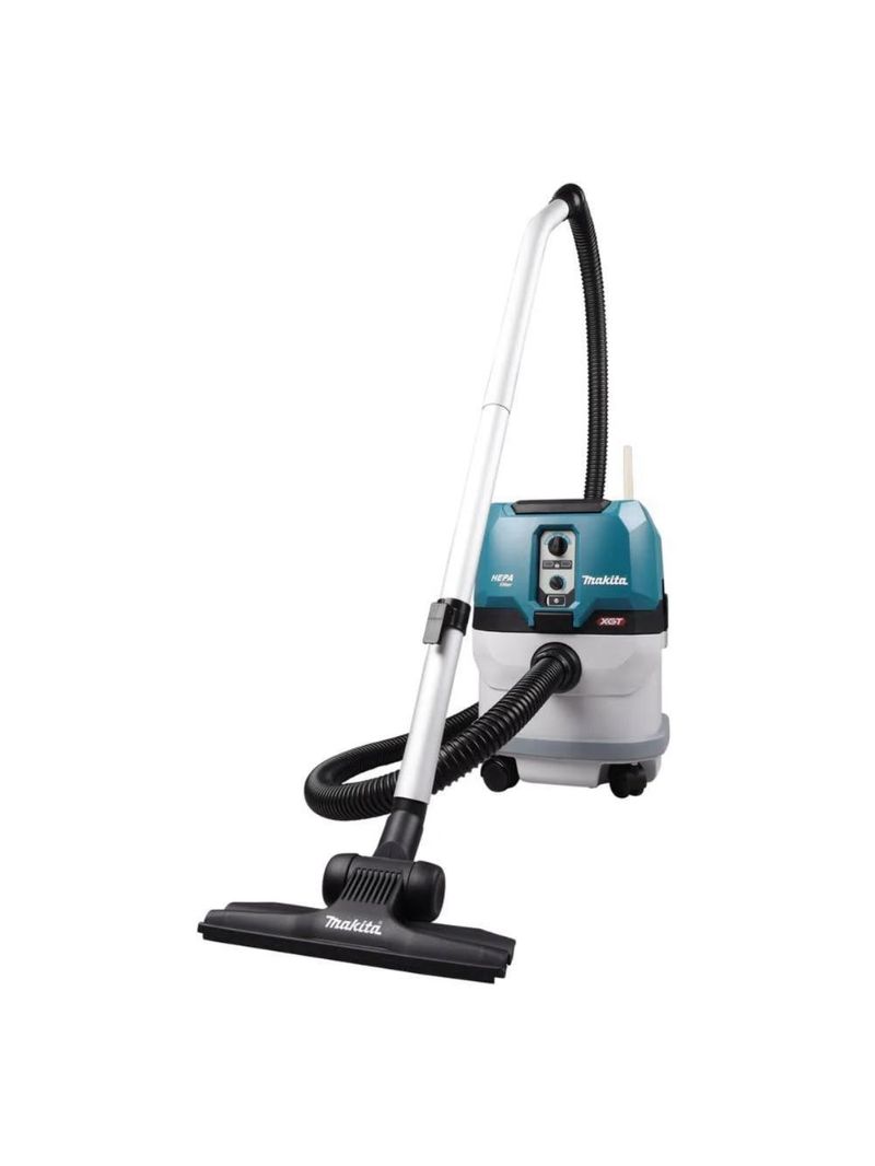 Aspirador de pó 15l sem fio 40v com sistema aws mangueiras bocais tubos 10 sacos vc004glz01 makita