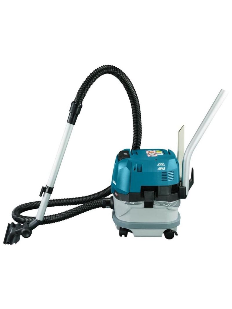 Aspirador de pó 8l sem fio 40v com sistema aws filtro hepa mangueiras 10 sacos vc002glz01 makita