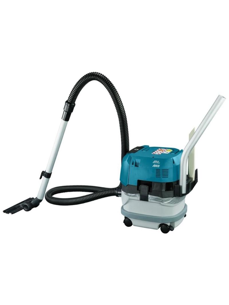 Aspirador de pó 8l sem fio 40v com sistema aws filtro hepa mangueiras 10 sacos vc002glz01 makita