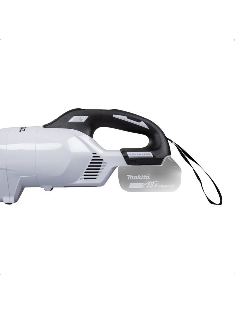 Aspirador de pó a bateria lxt 18v dcl286fzw sem bateria e carregador makita