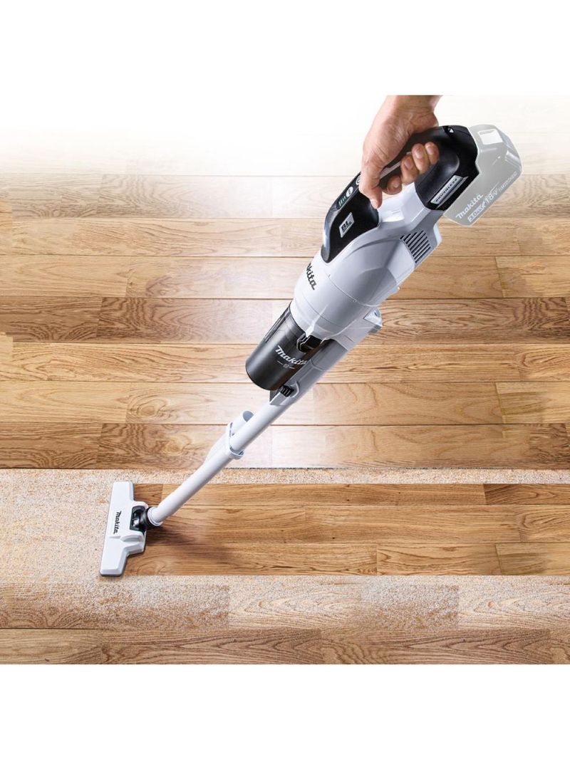 Aspirador de pó a bateria lxt 18v dcl286fzw sem bateria e carregador makita