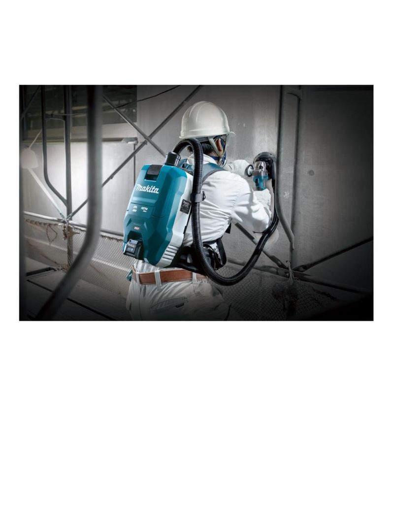 Aspirador de pó costal aws mangueira e 10 sacos sem bateria sem carregador vc009gz makita