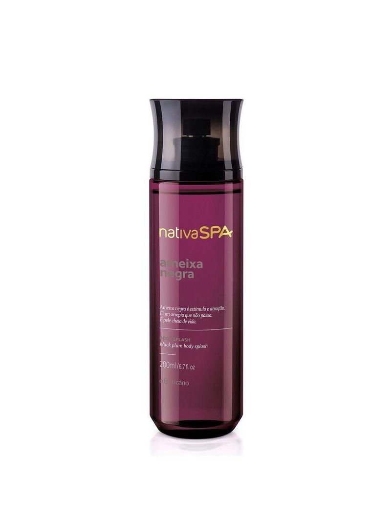 Combo Nativa Spa Ameixa Negra Creme Hidratante 400ml + Body Splash 200ml O Boticário