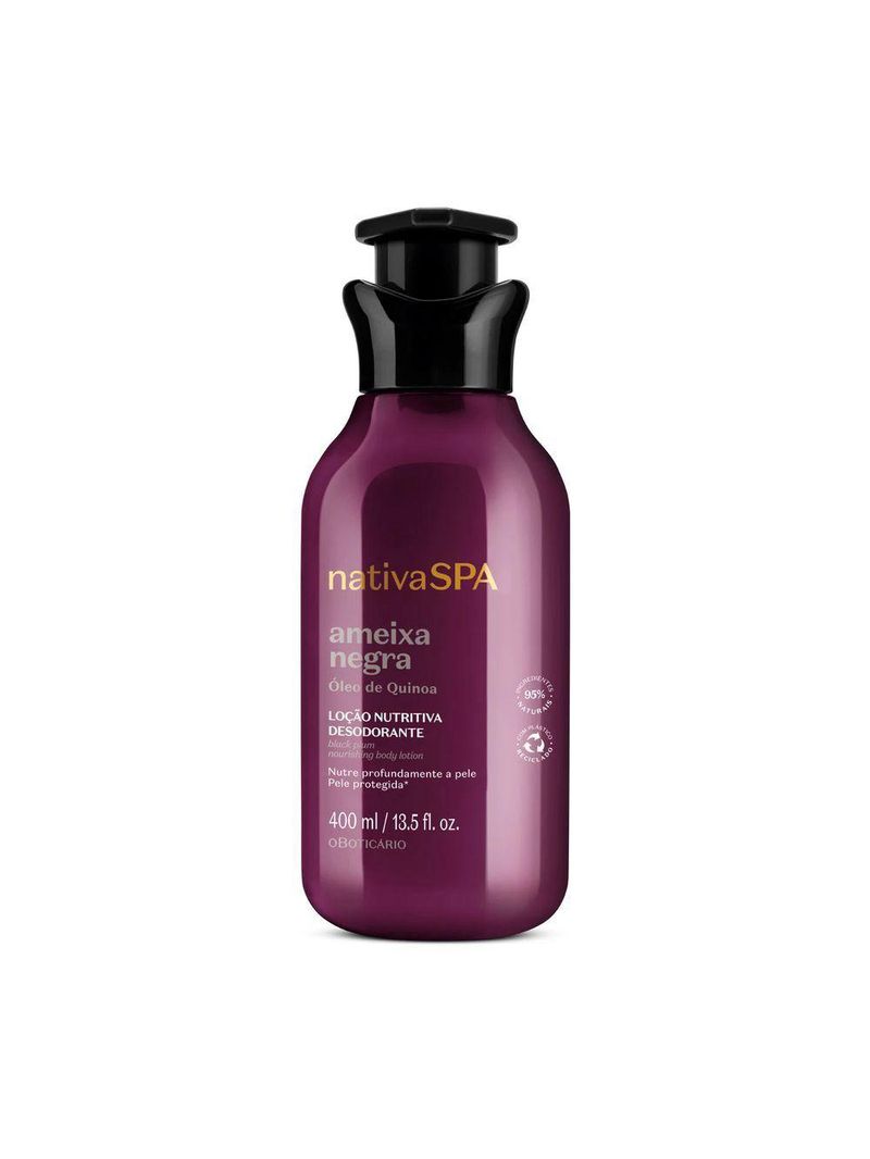 Combo Nativa Spa Ameixa Negra Creme Hidratante 400ml + Body Splash 200ml O Boticário