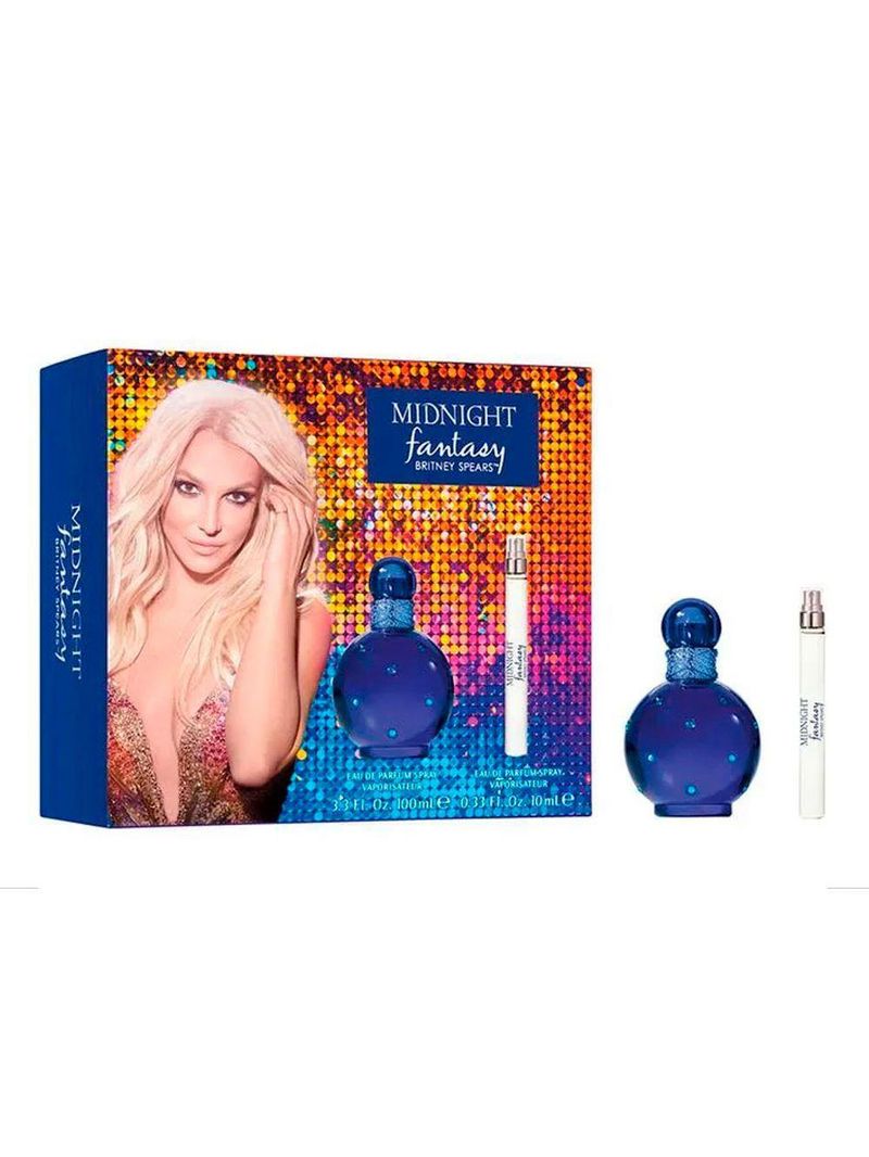Kit Perfume Fantasy Midnight Britney Spears Edp Feminino 100ml + 10ml