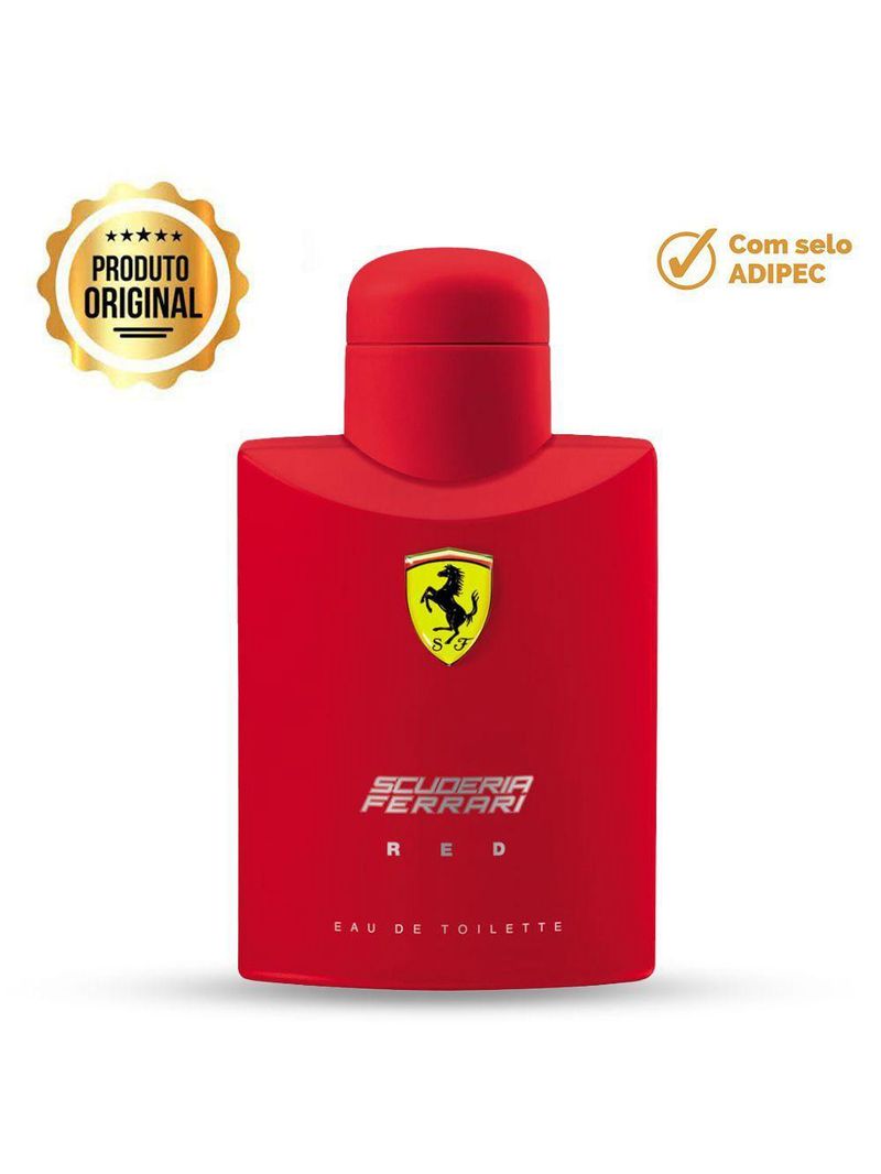 Perfume Scuderia Ferrari Red Eau De Toilette Masculino 125ml