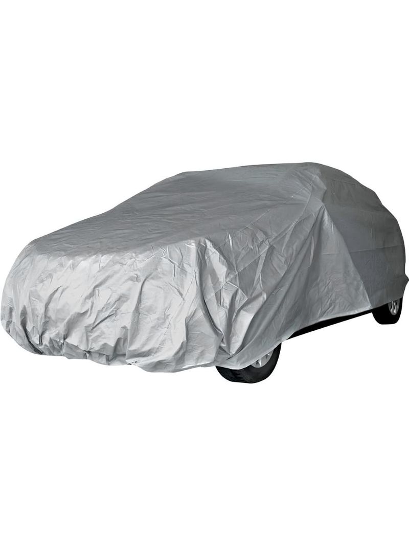 Capa impermeavel para cobrir carro tamanho p vonder automotiva protetora forrada universal cinza
