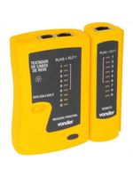 Jogo testador cabo de rede com acessórios vonder