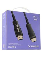 Cabo hdmi fibra Óptica 4k fk 781c 10m fortrek