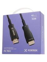 Cabo hdmi fibra Óptica 4k fk 781c 10m fortrek