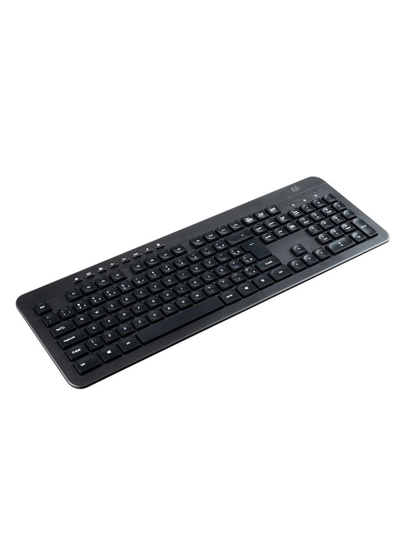 Kit teclado e mouse sem fio multi (multilaser) recarregável com bateria 200mah - tc250
