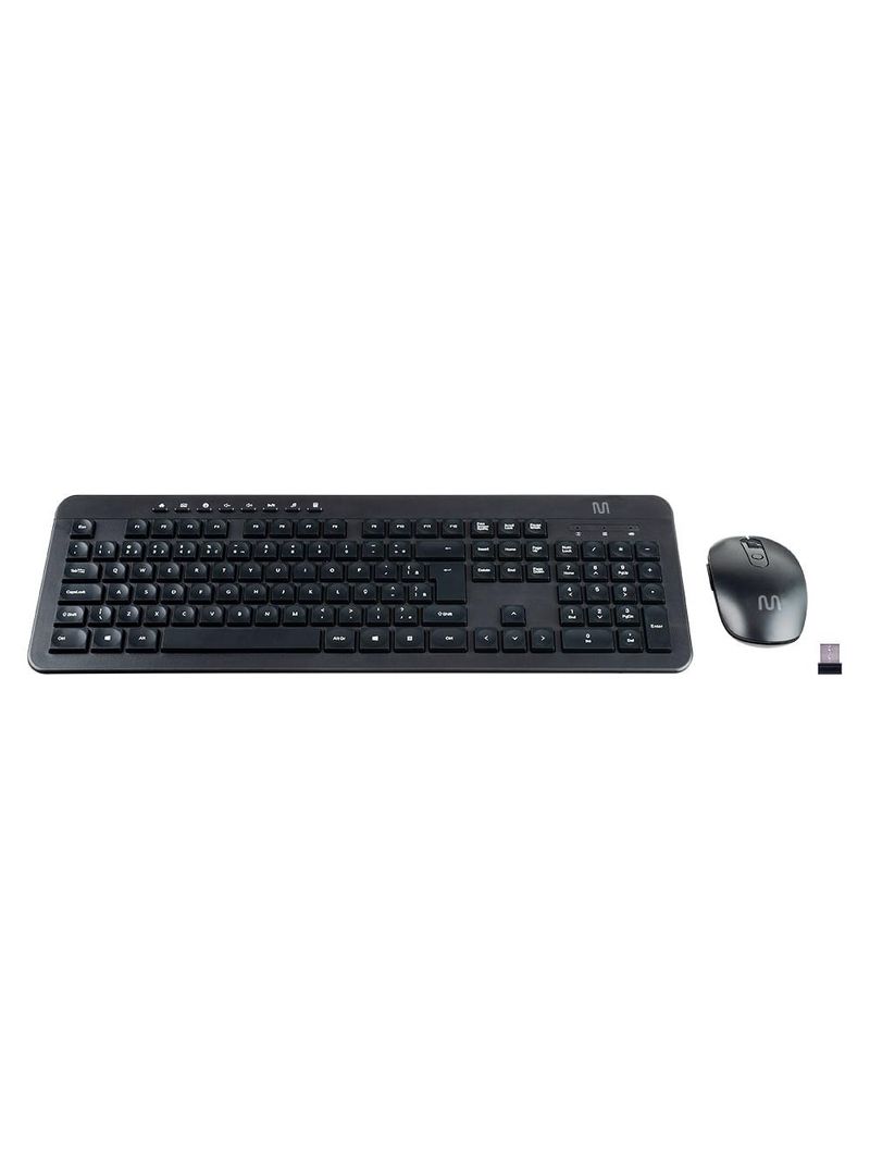 Kit teclado e mouse sem fio multi (multilaser) recarregável com bateria 200mah - tc250