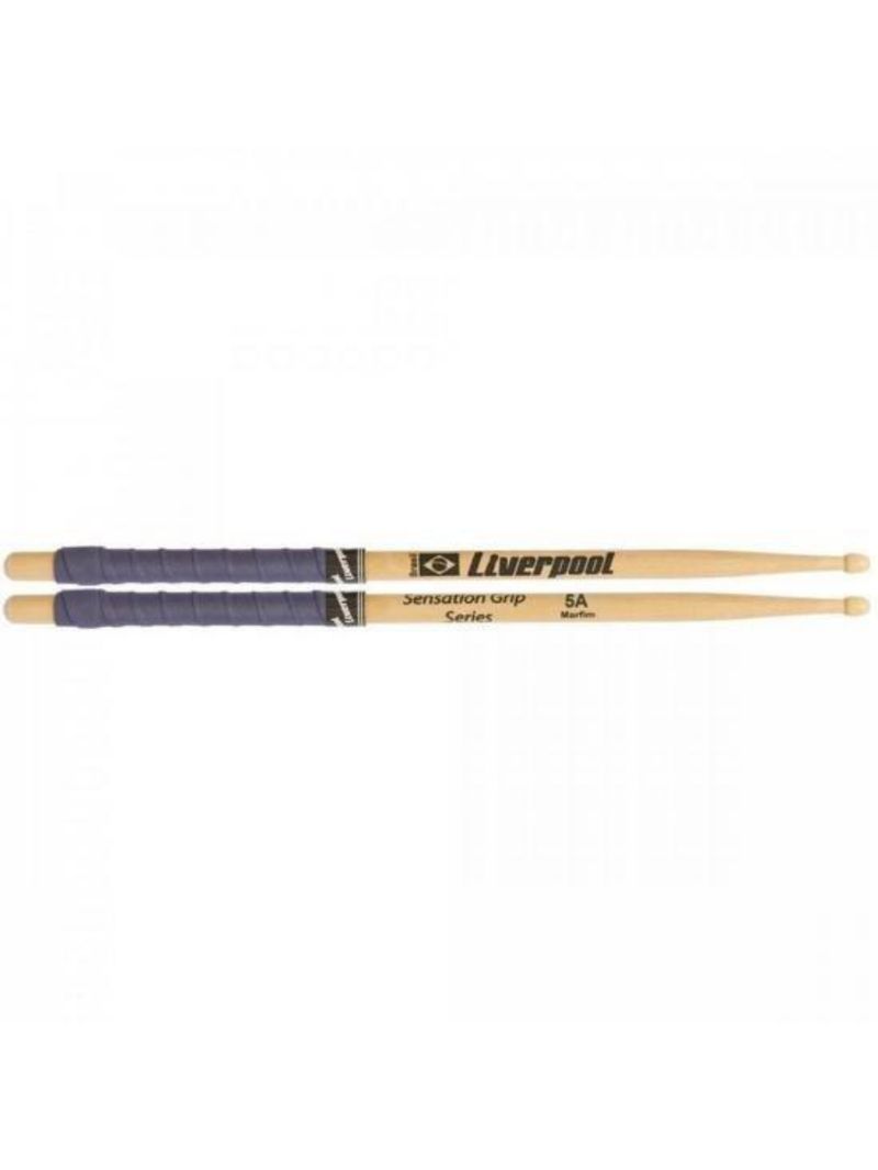 Baqueta para bateria 5a sensation grip liverpool par / 2