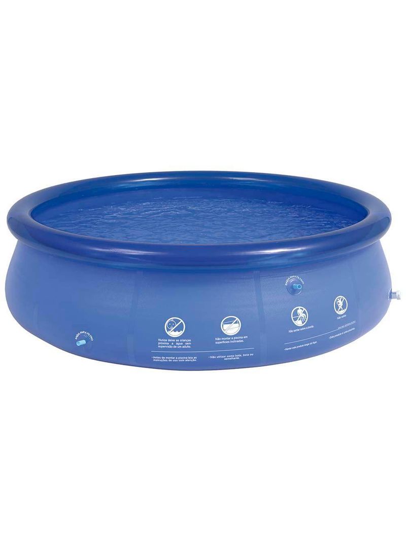Piscina redonda 3400 litros inflável splash fun mor