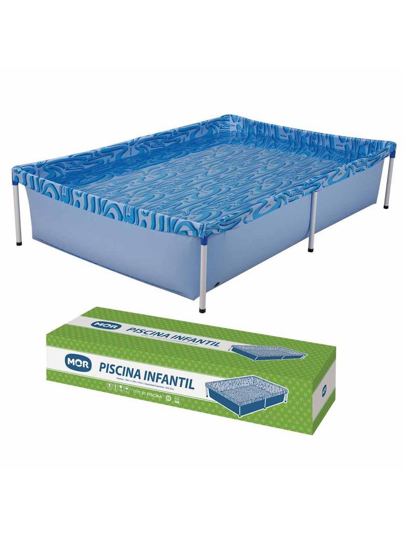 Piscina infantil retangular 1000 litros mor