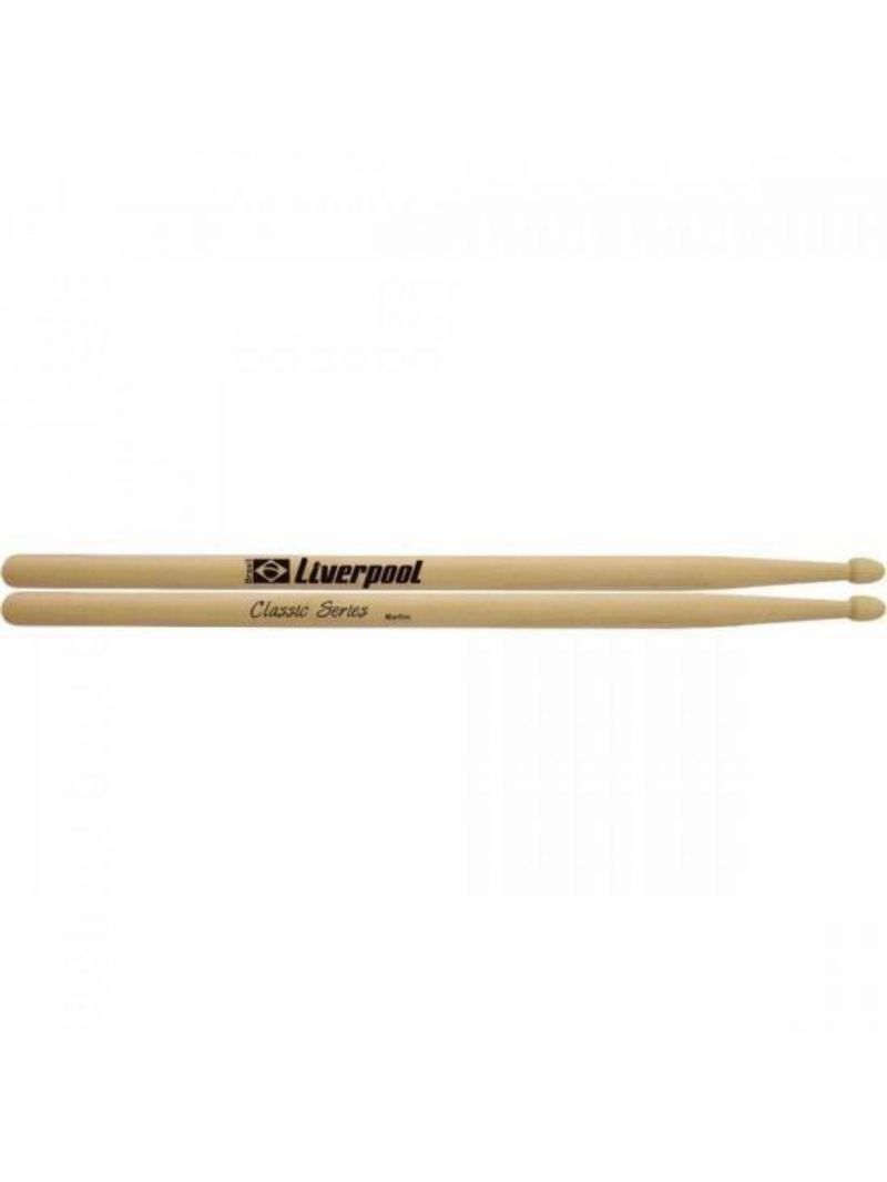 Baqueta longa em madeira 7a ll7aj liverpool par / 2