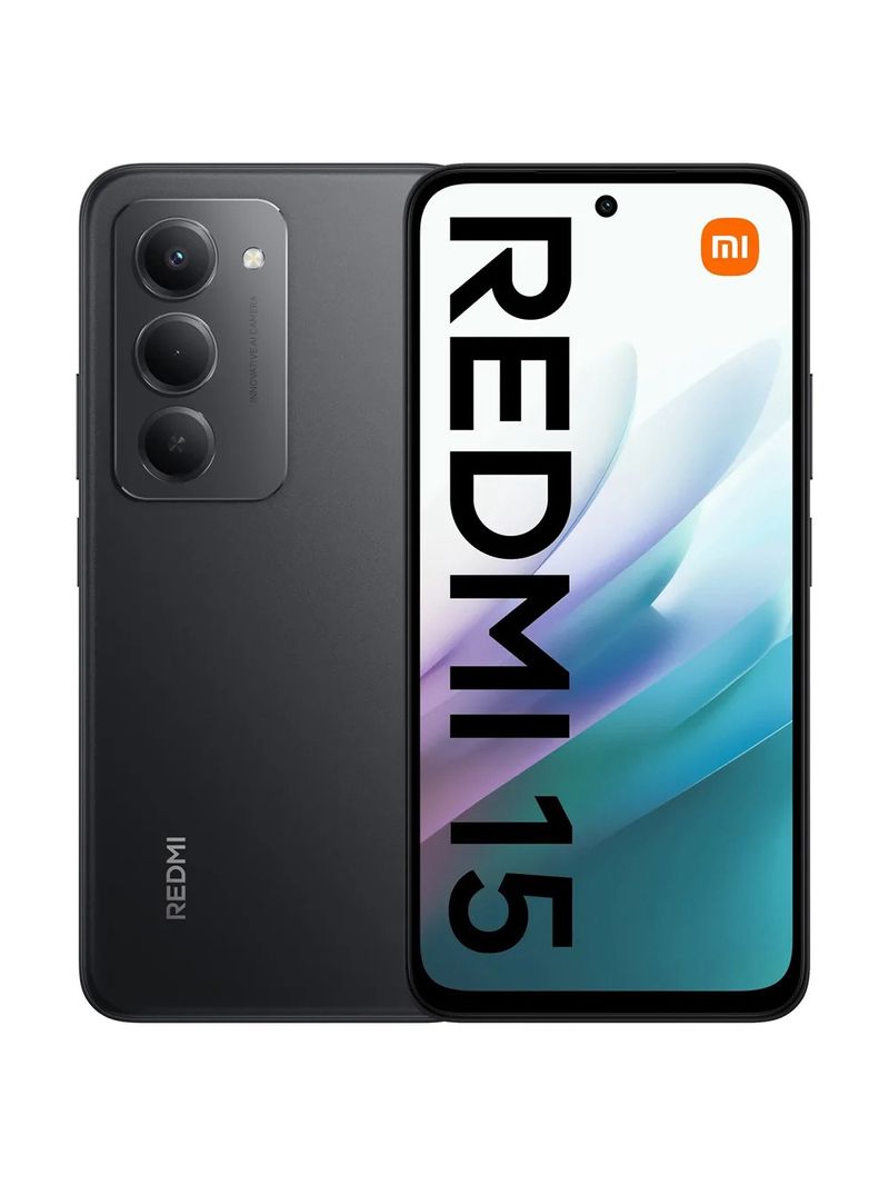 Smartphone Redmi 15 6GB RAM 128GB (Midnight Black)