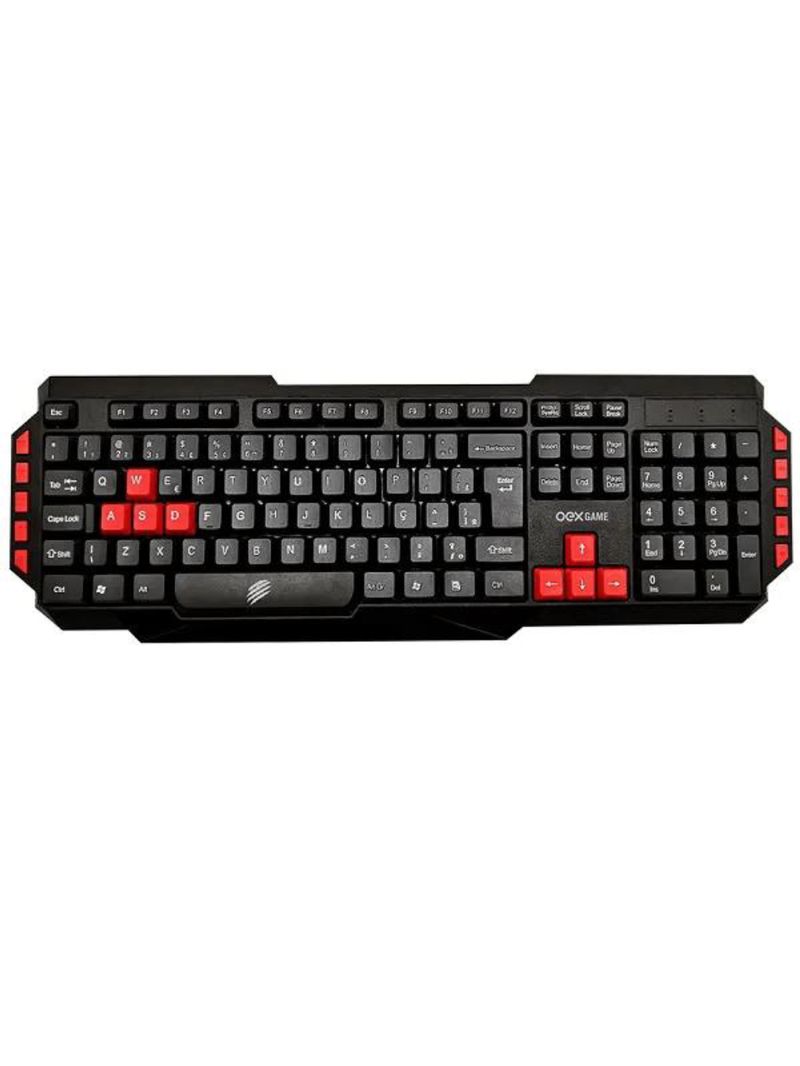 Combo redshot (teclado e mouse) tm307 preto oex games