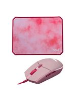 Combo vibes (mouse+mousepad) oex kids / teen mc200 rosa