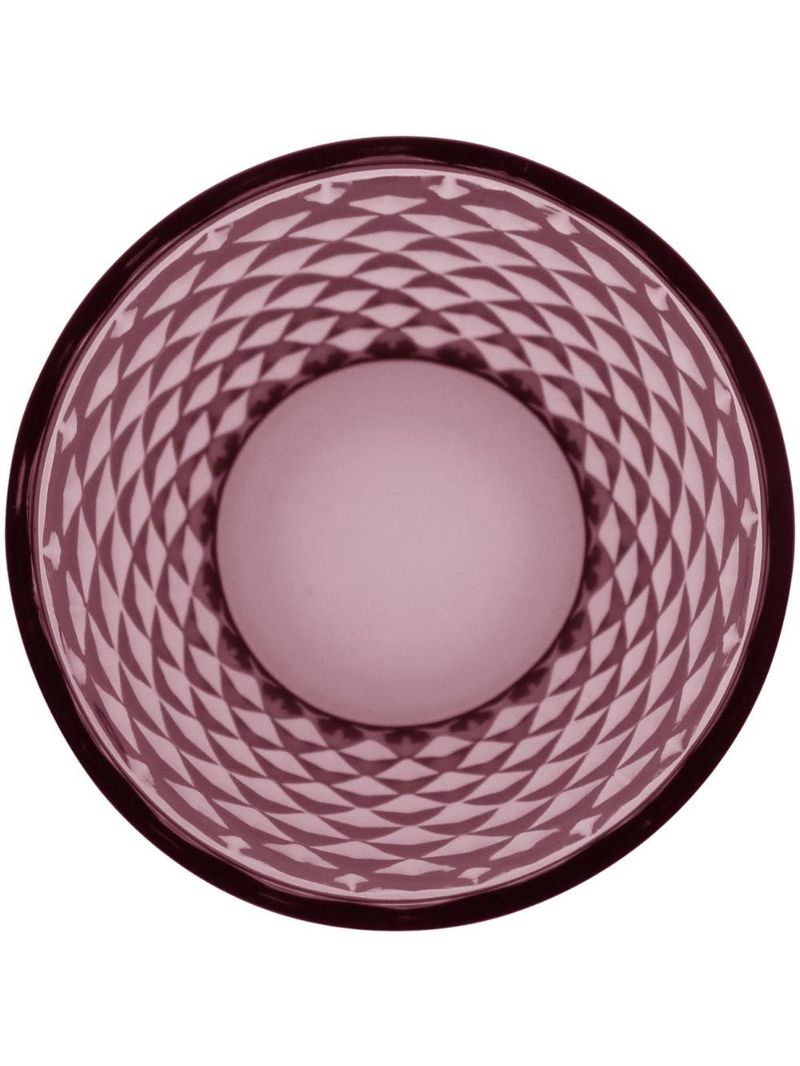 Copo Água vidro rosa 270 ml 6 peças